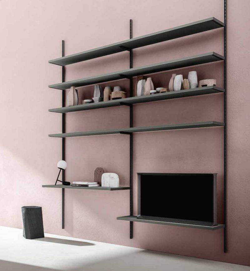 Zalf libreria con piano scrittoio